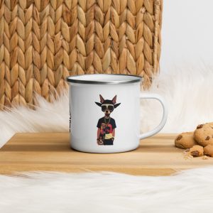 Hip Hop Chihuahua Chiwawa Ayspekt Enamel Mug